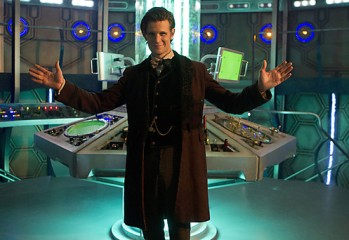 El Doctor y el nuevo interior de la TARDIS