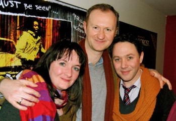 Caroline Skinner, Mark Gatiss y Reece Shearsmith